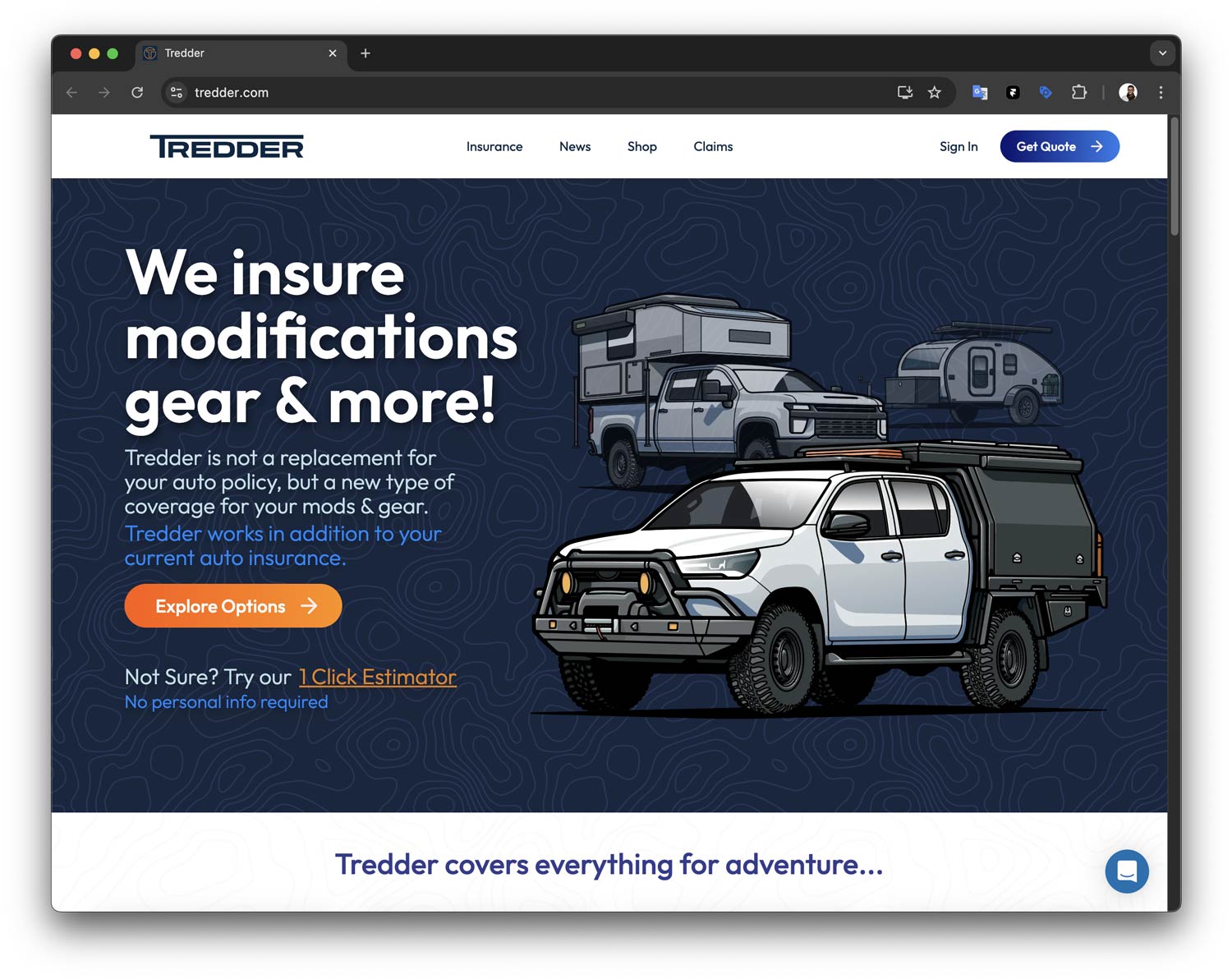 TREDDER hompage
