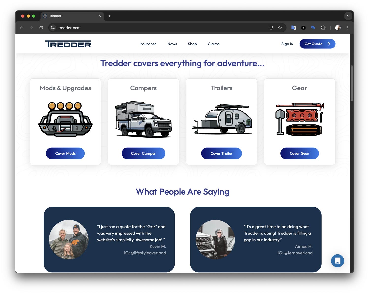 TREDDER coverage